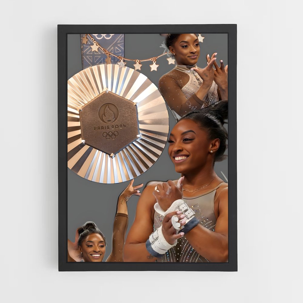 Poster Simone de biles (vue 2)
